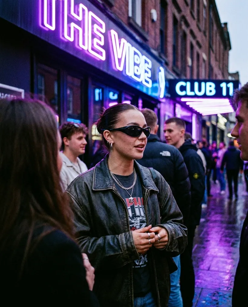 MERIDIAN ECLIPSE sunglasses worn, street style