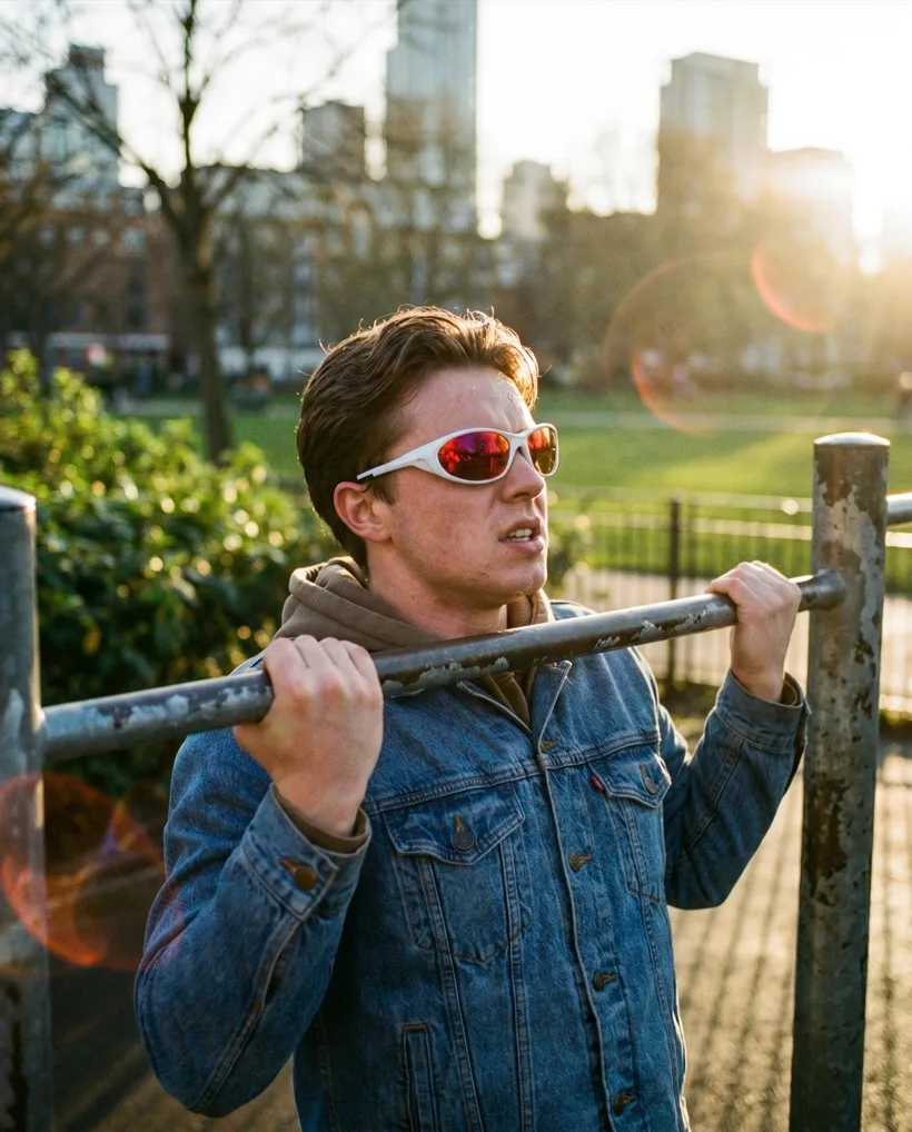 MERIDIAN SOLSTICE sunglasses worn, street style