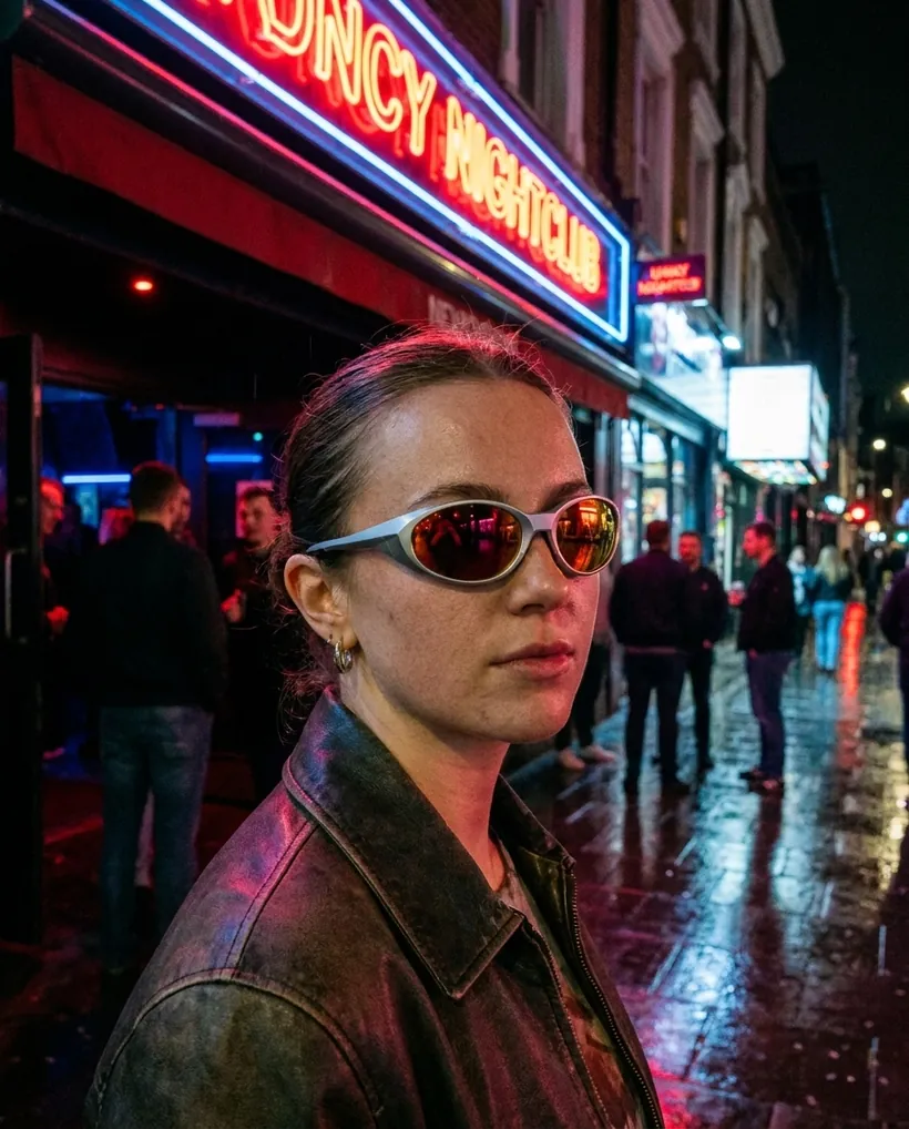 MERIDIAN ZENITH sunglasses worn, street style