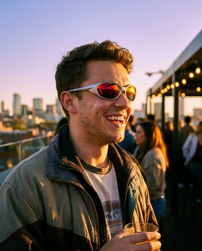 MERIDIAN ZENITH sunglasses worn, street style